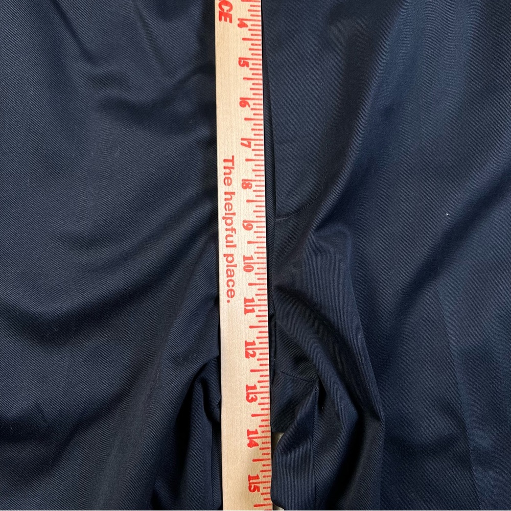 Savane Dress Pants Navy Blue men's 36/32 100% Cotton - Picture 9 of 10